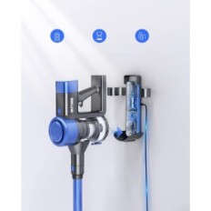 Ασύρματη ηλεκτρική σκούπα VC50, 450W, 1,2 L, μπλε, που χρησιμοποιείται