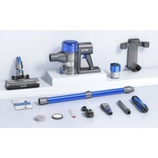 Aspirador de pó sem fio Buture VC50, 450W, 1,2 l, azul, usado