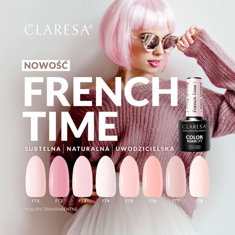 CLARESA Esmalte Híbrido French Time 2 - 5g