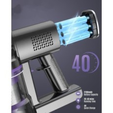 Bezvadu putekļsūcējs Olaymey V800, 25000 Pa, līdz 40 minūšu darba, 160W