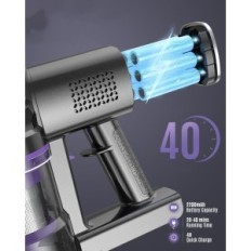 Bežični usisivač Olaymey V800, 25000 Pa, do 40 minuta rada, 160W