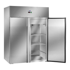 Frigorifero frigorifero raffreddamento armadio doppio in acciaio inox da -2 a 8Deg C 1168L