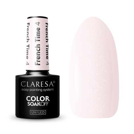 Vernis hybride CLARESA French Time 4 - 5g — ensemble présenté