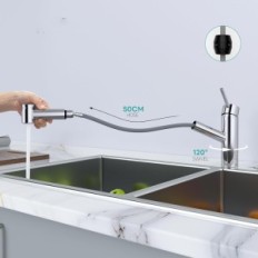 Keukenbatterij Appaso 601CP Roestvrij staal, verchroomd, gebruikt