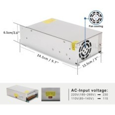 MEIHILE 24V 50A 1200W DC PULSE MAITINIMO PAVADINIMAS