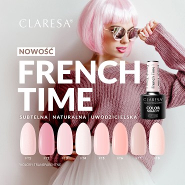 CLARESA French Time Hybrid Polish 4 -5g