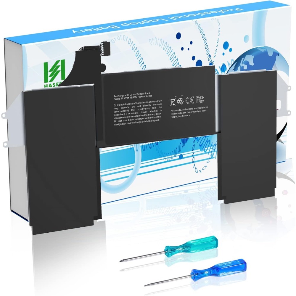 Hasess A1965 per MacBook Air 13 pollici, 11,4 V, 49.9 WH