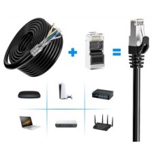 Cavo Ethernet Sibke Cat7-150BR-1 150 m, SFTP Cat 7 RJ45, 10 GBIT / s