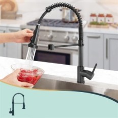 Batteria da cucina Foreus FRKF24B1, singolo, acciaio inossidabile, nero