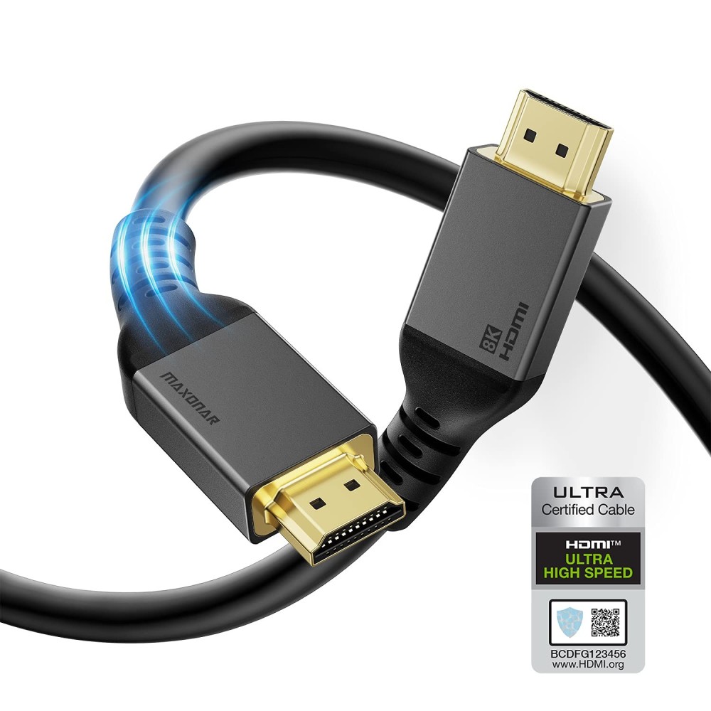 HDMI Maxonar MH8K7 -kaapeli, 7 m, 48 Gbit / s, HDMI 2.1, 8k 60 Hz 4k 120 Hz