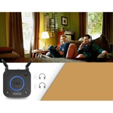 1MII B06TX Bluetooth 5.2 Audio Transmitter til TV, AUX / Optisk / 3,5 mm