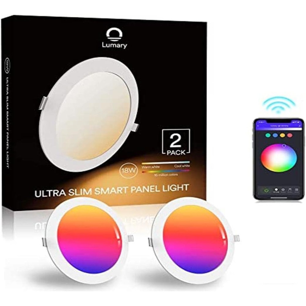 Sisäänrakennettu LED-pistevalaisimet LUMINA, katto, 18W, 2 kpl