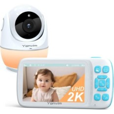 Yonvim BM07 2K Radio Nanny, 5 '' Uhd, batterie 7000mAh, plage jusqu'à 450m