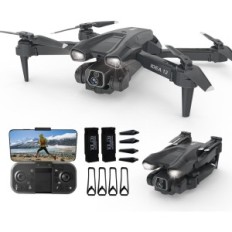Dron ar HD Idea12 kameru, 2 kamerām, FPV, WiFi, 2 baterijas