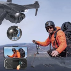 Dron ar HD Idea12 kameru, 2 kamerām, FPV, WiFi, 2 baterijas