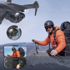 Dron med HD Idea12 Kamera, 2 kameror, FPV, WiFi, 2 batterier