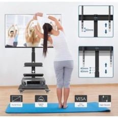 BONTEC FITW-3 TV STAND, 30-70 '', op til 40 kg, VESA 600x400mm, brugt