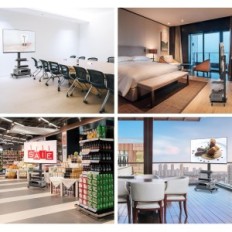 Bontec Fitw-3 TV-stativ, 30-70 '', upp till 40 kg, Vesa 600x400mm, används