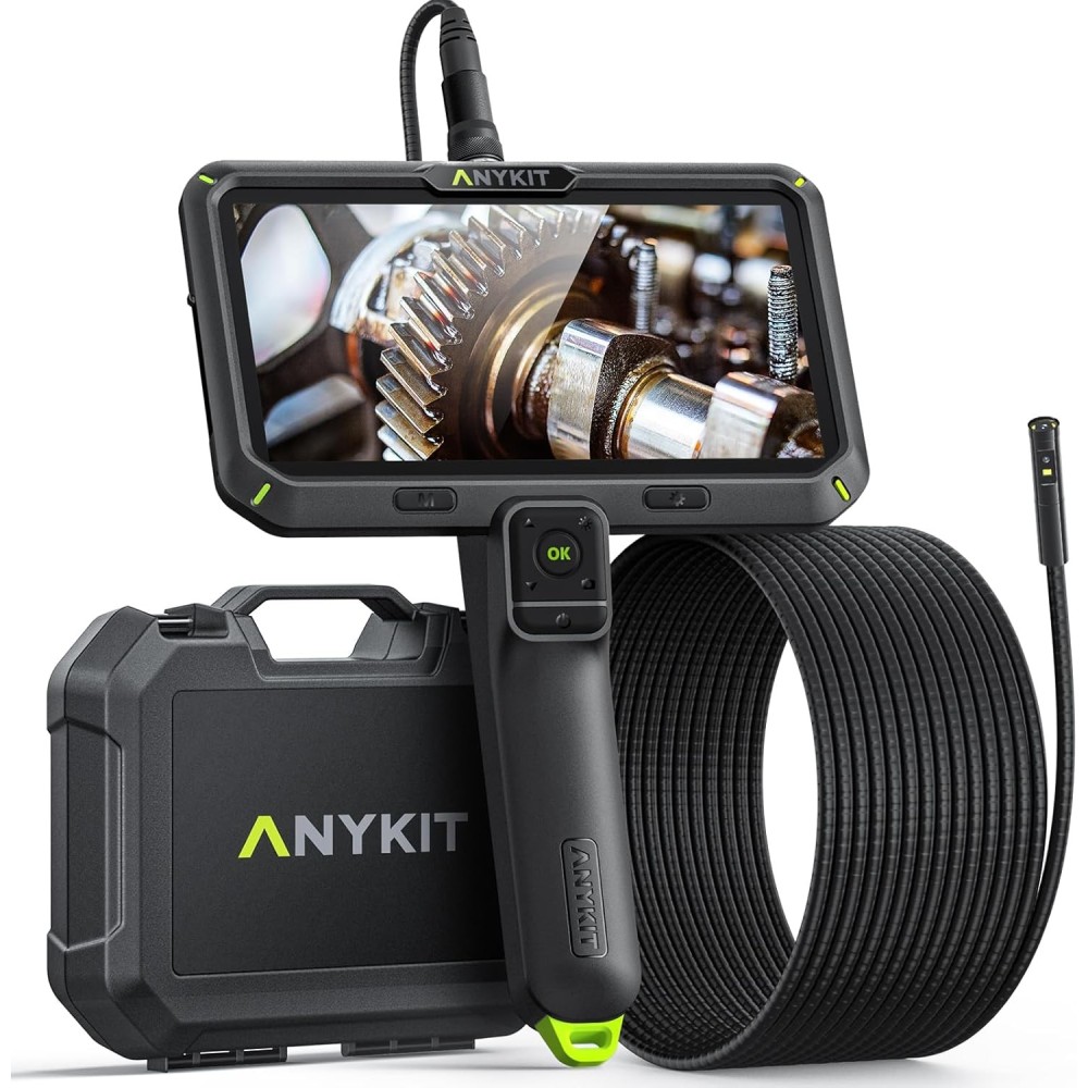 Anykit AN600 Endoskop s podsvietením, IPS Screen 6 '', 1080p HD, IP67, 5m