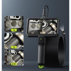 Anykit An600 Endoscoop met achtergrondverlichting, IPS-scherm 6 '', 1080P HD, IP67, 5M