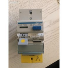 Differentiaali katkaisija hager, 63a, 30 mA, 2 napaa, tyyppi A