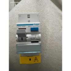 Differential Circuit Breaker Hager, 63a, 30 mA, 2 poler, type A