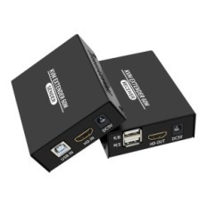 Przedłużacz KVM XYKJOBC przez Cat5e Cat6 1080P HDMI USB KVM, 60m, Używany