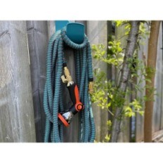 ROSEVIEW 60 M garden hose with a watering pistol, used