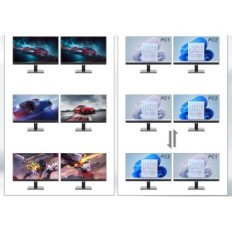 KVM přepínač pro 2 ks, EDID HDMI 4K60Hz, se zvukem a 3xUSB 3.0, km202d-h-Ry