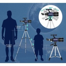 Astronomical telescope Nacatin for children and beginners, 70 mm / 15x-150x