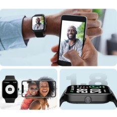 Smartwatch IDW15, IP68 per Android / iOS, nessun cavo originale, mostra