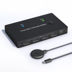 KVM 2 Vrata USB-C KVM Switch 4K / 60Hz, USB-C / HDMI