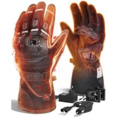 IJzer Jia's verwarmingshandschoenen, winter motorfiets, waterdicht, XL-maat