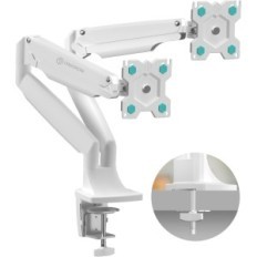 Kaks monitorid onKron G200 13-32 '' 'kuni 8,5 kg, VESA 75/100, valge