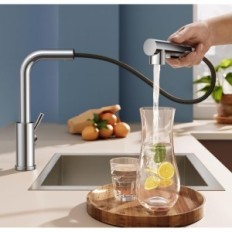 Kitchen Battery Forius Frkf25ch, with pull-out tap, chrome