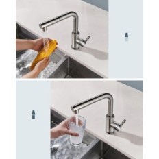 Kitchen Battery Forius Frkf25ch, with pull-out tap, chrome