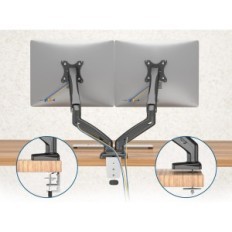 Dve monitory Bontec GDM02U-V02 monitory, 13-32 ', VESA75 / 100, výstava