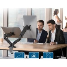 Du monitoriai BONTEC GDM02U-V02 monitoriai, 13-32 ', VESA75 / 100, Paroda