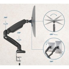 Två bildskärmar Bontec GDM02U-V02 Övervakning, 13-32 ', Vesa75 / 100, Utställning