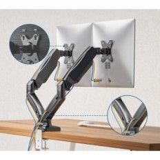 Dva monitory BONTEC GDM02U-V02 monitory, 13-32 ', VESA75 / 100, výstava