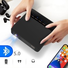 Bærbar Mini Projector Staratlas L36, USB, WLAN, Bluetooth, Utstilling