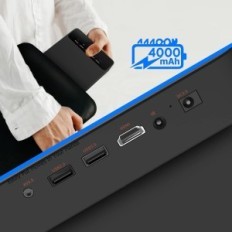 Bærbar Mini Projector Staratlas L36, USB, WLAN, Bluetooth, Utstilling