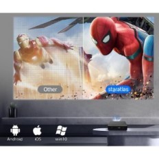 Přenosný mini projektor Starlatlas L36, USB, WLAN, Bluetooth, výstava