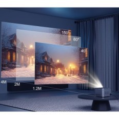 Mini projector with electric focus Magracubic HY350, 4K, Wi-Fi6, BT 5.0, 150 ''