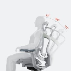 Pisarniški stol Sihoo Doro C300 L-A3-002 Ergonomska bela