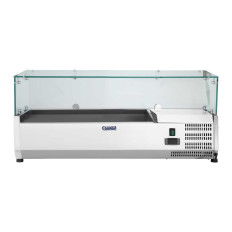 Hladilnik s steklenim pokrovom 3x GN1 / 3 in 1x GN1 / 2 120cm