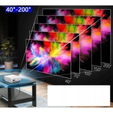 Staratlas L36P-projector, 5G Wi-Fi Bluetooth Full HD, 12000 lm, zonder afstandsbediening