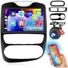 Hikita car radio with screen for Renualt SA Clio, Bluetooth, FM