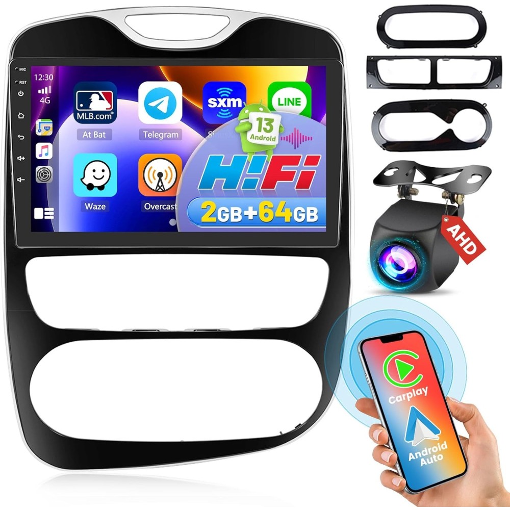 Autoradio Hikita con schermo per renualt sa clio, Bluetooth, FM