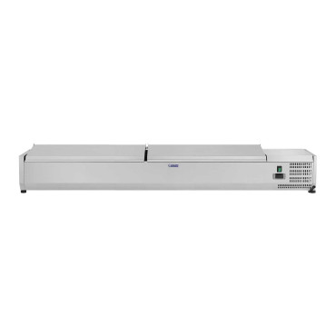 Koelkast met stalen cover 9x GN1 / 3 200cm